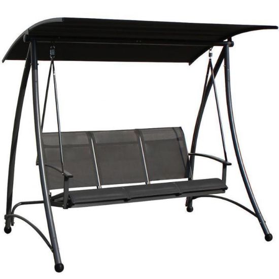 Obrazek Huśtawka ogrodowa szara