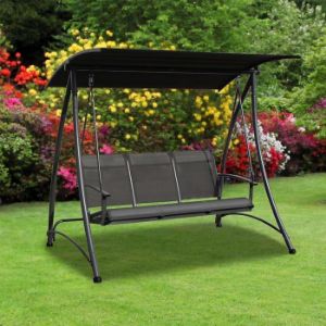 Obrazek Huśtawka ogrodowa szara