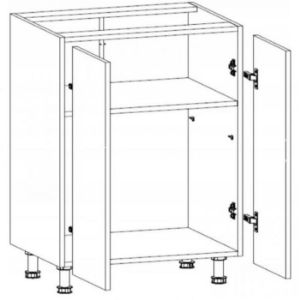 Obrazek Szafka kuchenna Gardena D60 grey