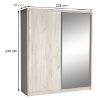 Obrazek Szafa Maciej 208 lustro kraft biały