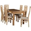 Obrazek Zestaw stół i krzesła Felicja 1+6 st28 140x80+40 +W117 buk
