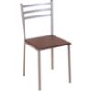 Obrazek Zestaw stół i krzesła Coffy 1+4 Silver/Black 