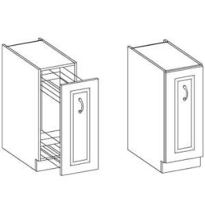 Obrazek Szafka kuchenna Stilo biały mat/artisan 30D CARGO BB