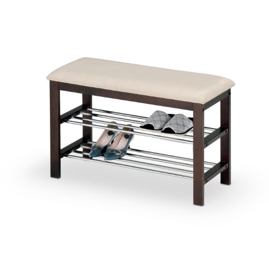 Obrazek Stojak na obuwie Maciej wenge/kremowy