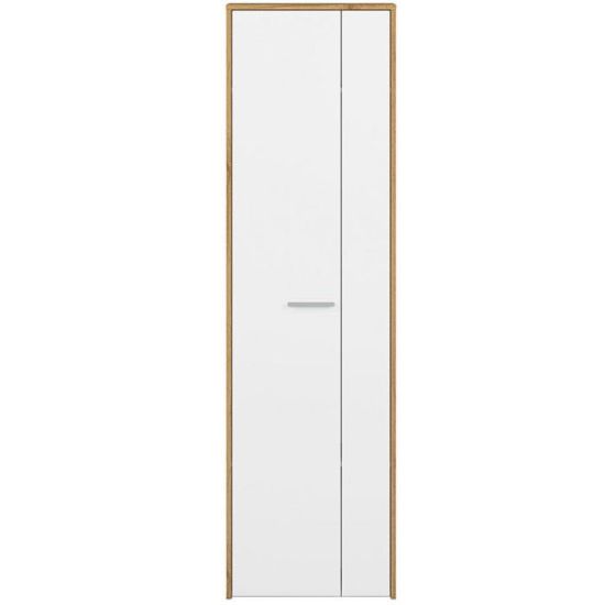 Obrazek Szafa 190x54 Massi 01 dąb wotan/biały