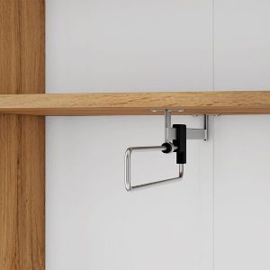 Obrazek Szafa 190x54 Massi 01 dąb wotan/biały