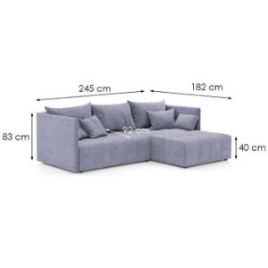 Obrazek Narożnik z funkcją spania York Primo 88 uniwersalny