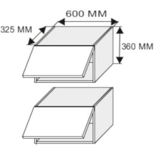 Obrazek Szafka kuchenna Essen grey W4b/6