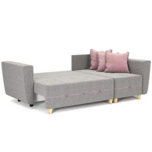 Obrazek Narożnik Grey Enzo 161+152 drewno naturalne prawostronny