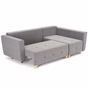 Obrazek Narożnik Grey Enzo 161+152 drewno naturalne prawostronny