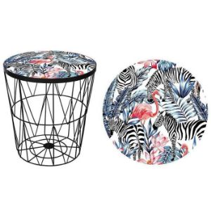 Obrazek Kosz Zebra Czarny