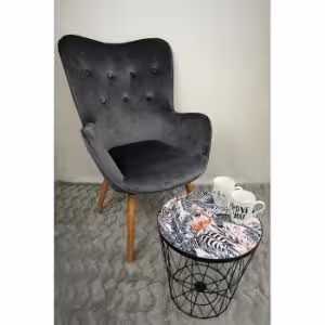 Obrazek Kosz Zebra Czarny