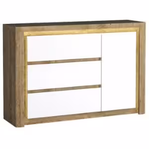 Obrazek Komoda Livinio L15 Ribbeck/biały połysk	