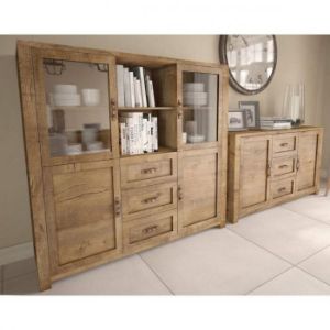 Obrazek Witryna dwudrzwiowa Nevada W2D dąb lefkas ciemny