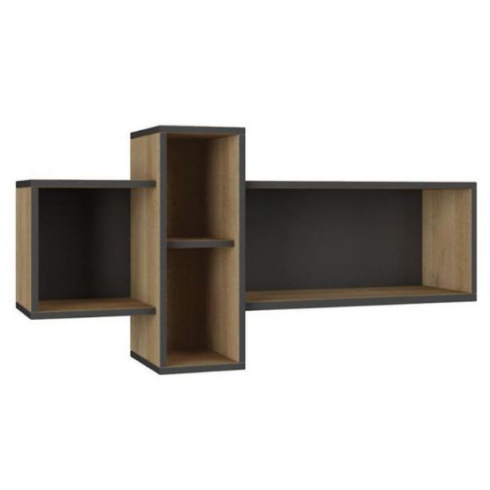 Obrazek Półka Nano Na11 Dąb Riviera/Grafit