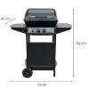Obrazek Grill gazowy 2-palnikowy 5,4 kW 11999