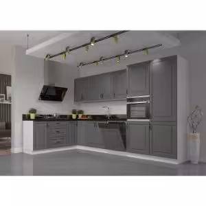 Obrazek Szafka kuchenna Stilo dustgrey/biały 80d 2f bb