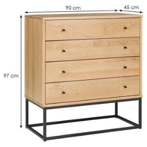 Obrazek Komoda l Logan sosna lakier