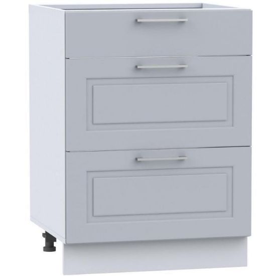 Obrazek Szafka Kuchenna Natalia D60S3 Szary Mat