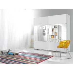 Obrazek Szafa 2d przesuwne z lustrem 180 Beta 56 biały