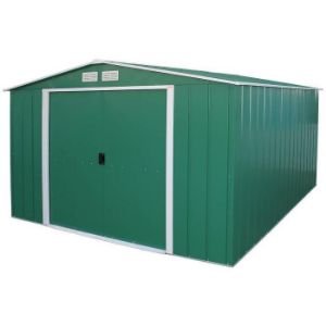 Obrazek Metalowy domek ogrodowy 3627x3221x1961 zielony