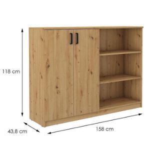 Obrazek Komoda Wysoka 2f Malta Dąb Artisan Typ 830