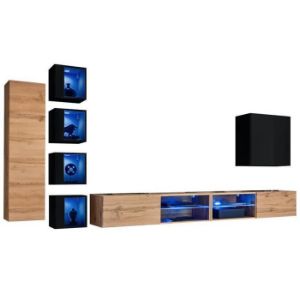 Obrazek Meblościanka Switch Xxvi Wotan/Czarny