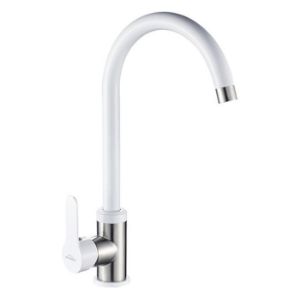 Obrazek Bateria Zlewozmywakowa Iron Biała 