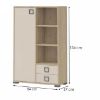 Obrazek Regał Kiki K12-BK/KI-01 beech/sand 