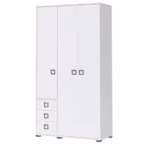 Obrazek Szafa 3D3S Kiki P33-BE/KI-15 white/white 