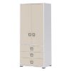 Obrazek Szafa 2D3S Kiki G23-BE/KI-01 white/sand