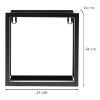Obrazek Półka Loft KWS-715/05 24x24 czarny
