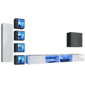 Obrazek Meblościanka Switch Xxvi Biały/Grafit