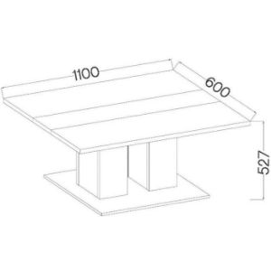 Obrazek Ława Boston Sonoma/Czarny