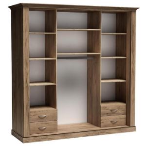 Obrazek Szafa Antica A-211 kraft złoty