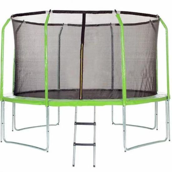 Obrazek Trampolina Comfort z drabinką 305cm zielona