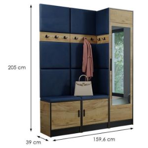 Obrazek Garderoba Roj 20 craft + Kronos 09 niebieska