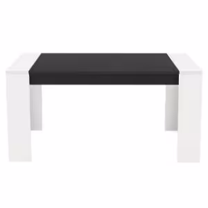 Obrazek Stół Cremona TS 155x90 biały/czarny 11008805