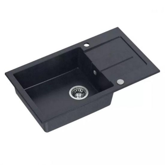 Obrazek Zlew Chrystian 136 780x450x185 czarny