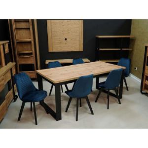 Obrazek Stół Iris St-29 140x80+2x40 Dąb Wotan