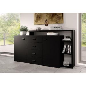 Obrazek Komoda 2d4s Bota 27 czarny supermat