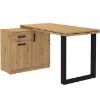 Obrazek Biurko Z Komodą Niską Malta Dab Artisan (Blat 56mm) Typ 140