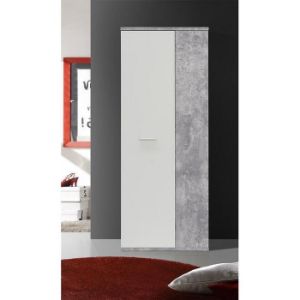 Obrazek Szafa Net 5p Beton Jasny/Biały