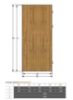 Obrazek Drzwi wewnętrzne Vitape1 80P dąb bergen