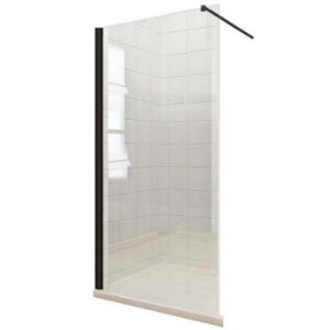 Obrazek Ścianka WALK-IN Fiord 100x195 czarny profil