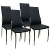 Obrazek Zestaw 4 Krzeseł Sawanna Czarne Tm-0066-Bl