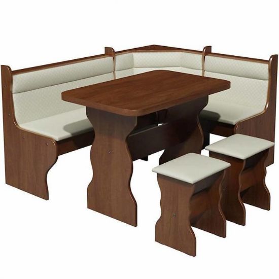 Obrazek Narożnik kuchenny Merkury II orzech Eko jasne