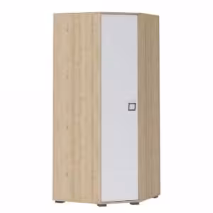Obrazek Szafa narożna 3D3S Kiki GUG-BK/KI-15 beech/white