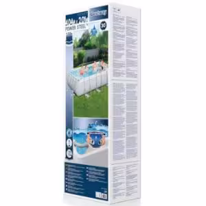 Obrazek Basen stelażowy prostokątny z pompą 4,04x2,01x1 m 56442