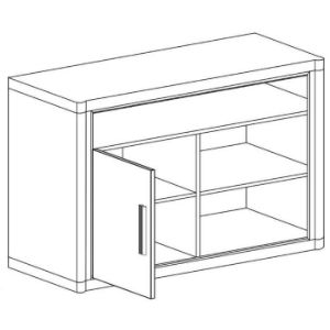 Obrazek Szafka RTV Dallas D11 dąb truflowy